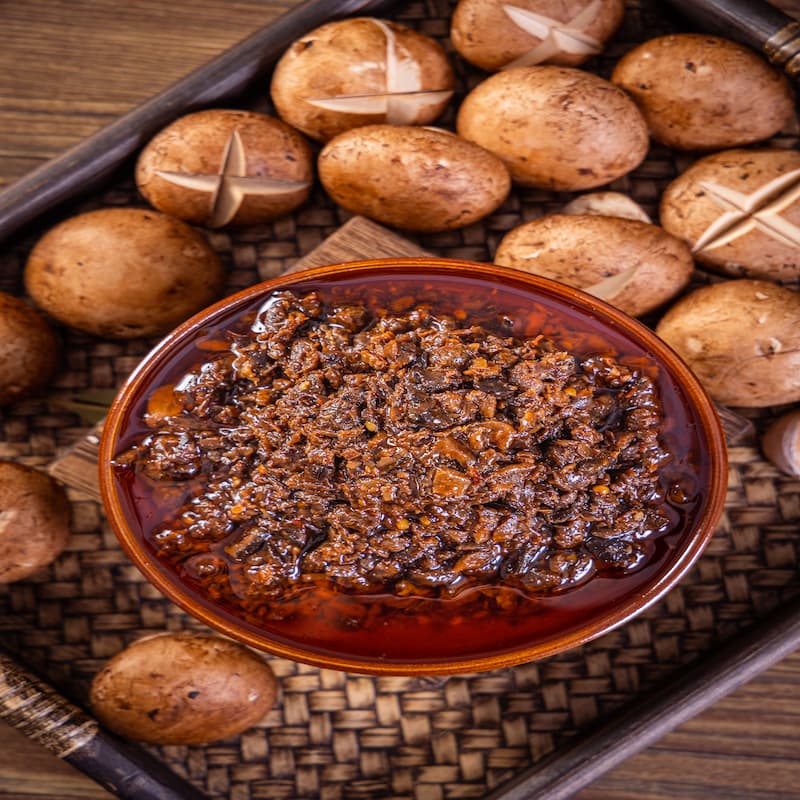 Special mushroom sauce for famous hotpot restaurants